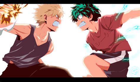 Deku Vs Bakugo Wallpapers Wallpaper Cave