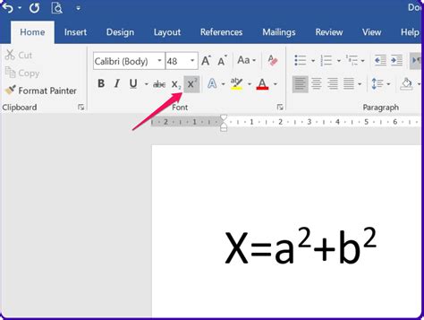 Cara Membuat Pangkat Di Word