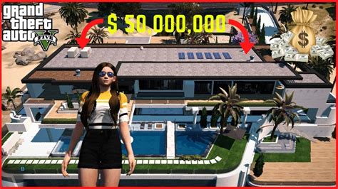 Gta 5 Billionaire Girl Mansion Walkthrough 50 Million Malibu