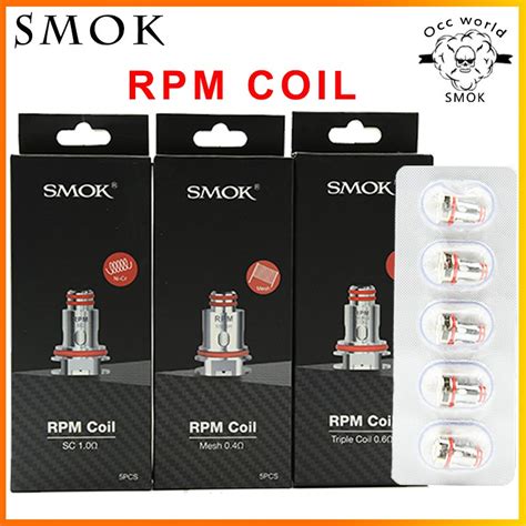 Jual 5pcs Coil Smok RPM Replacement Smok RPM Coil Pod Vape Salt 0 4