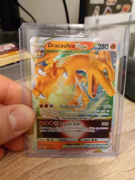 CARTE POKÉMON DRACAUFEU Vstar 019 159 Zénith Suprême EB12 5 FR EUR