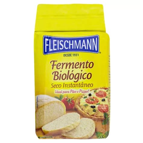 Fermento Biológico Seco Instantâneo Fleischmann Pacote 500g MercadoLivre