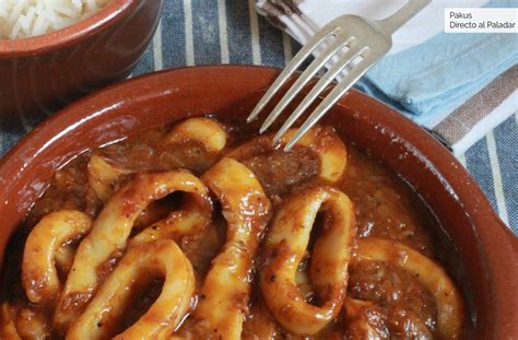 Calamares En Salsa Americana La Receta Tradicional Sencilla Con Sabor