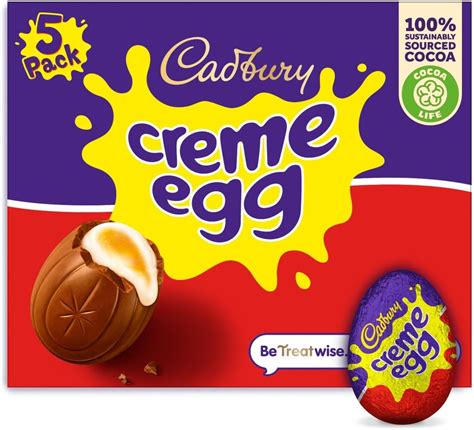 Cadbury Chocolate Creme Eggs 5 Pcs 197 G Amazonae Grocery