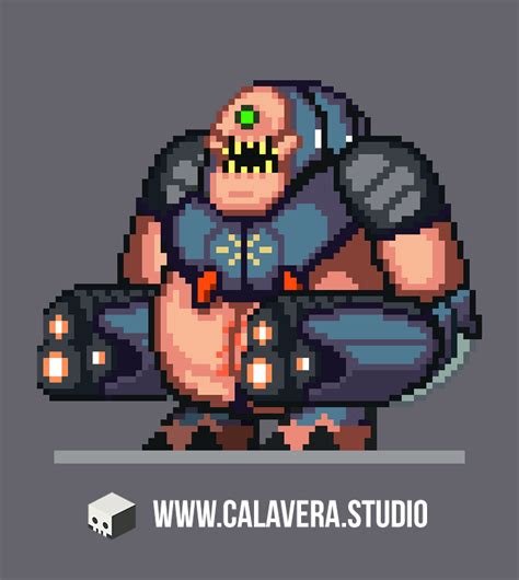 Pixelated Mancubus by evilself on DeviantArt