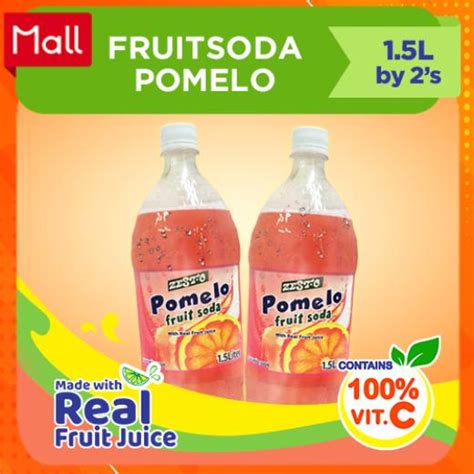 Zest O Fruit Soda Pomelo 2 X 15l Shopee Philippines