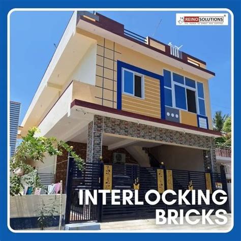 8 Inches Interlocking Brick At Rs 49 Piece Interlocking Bricks In