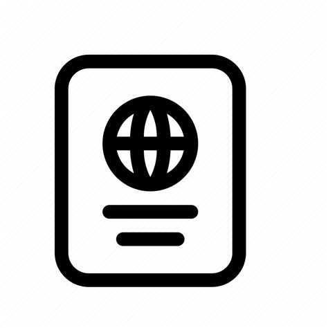 Document Identity International Passport Travel Traveler Icon Download On Iconfinder