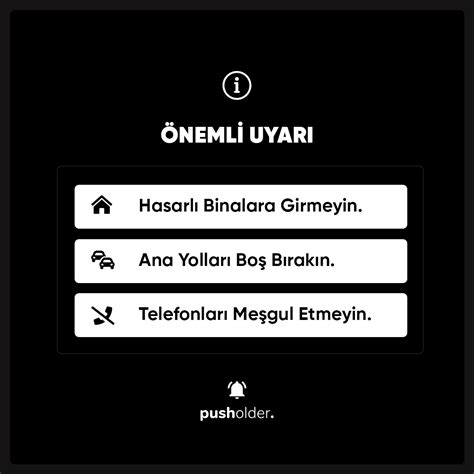 Ünlü Medyası on Twitter RT pusholder AFAD tan önemli uyarı 1