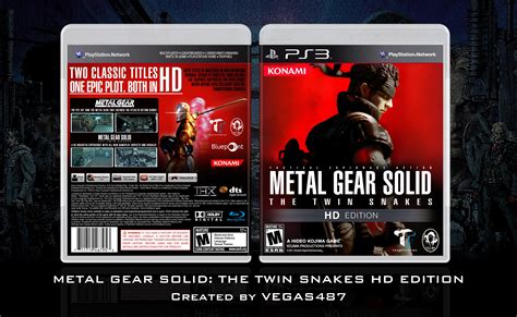 Viewing full size Metal Gear Solid: The Twin Snakes HD Edition box cover