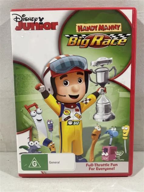 HANDY MANNY BIG Race DVD PAL Region 4 VGC $10.99 - PicClick AU