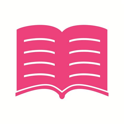 Beautiful Open Book Glyph Vector Icon 17514929 Vector Art At Vecteezy