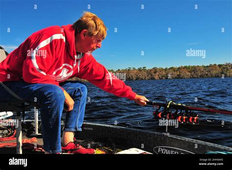 Guide Jack Smith Fishes For Crappie Speckled Perch From Central