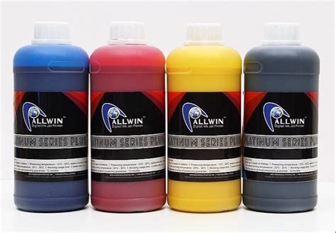 Digital Printing CMYK Allwin Platinum Plus Series Inks Packaging Size