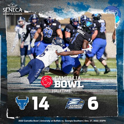 Ub Football On Twitter The Bulls Are Up At Halftime Ubhornsup