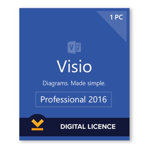 Microsoft Visio 2016 Professional License 1pc