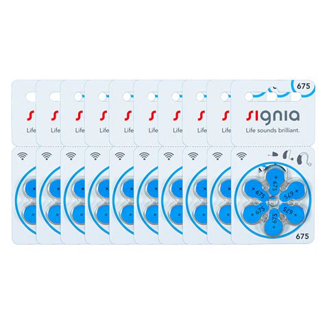 Buy Signia Hearing Aid Batteries Size 675 Pack Of 10 Strips