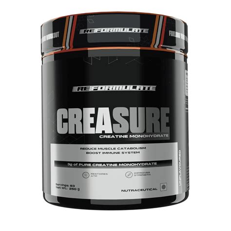 Creasure Creatine Monohydrate 250g Reformulate