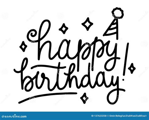 15 Happy Birthday Calligraphy Font Images Happy Birth