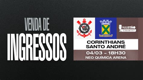 Jogo entre Corinthians x Santo André é remarcado para sábado às 18h30