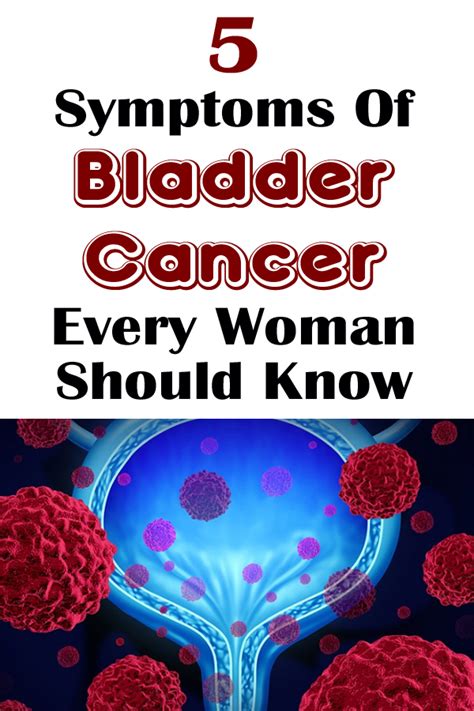 5 Symptoms Of Bladder Cancer Every Woman Should Know