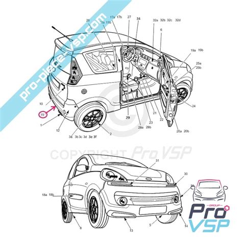 Pare Choc Avant Voiture Sans Permis Microcar Mgo Highland