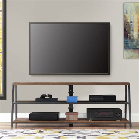 Mainstays Arris Tv Stand For Tvs Up To 70 Canyon Walnut Finish