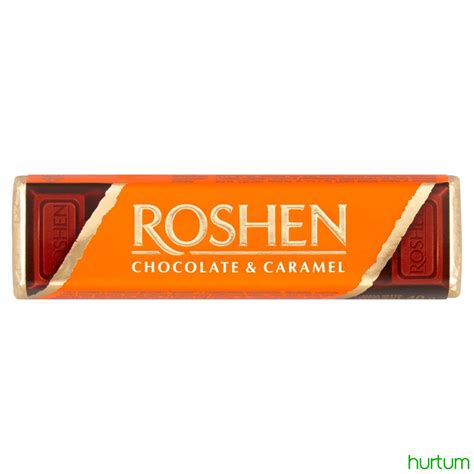 Roshen Baton Z Czekolady Mlecznej Z Karmelowym Nadzieniem 40 G W Hurtum Pl