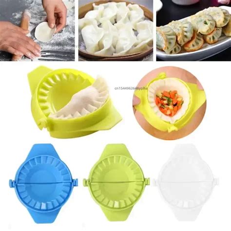 Diy Dumplings Maker Dough Pressing Tool Manual Wrapper Making Plastic