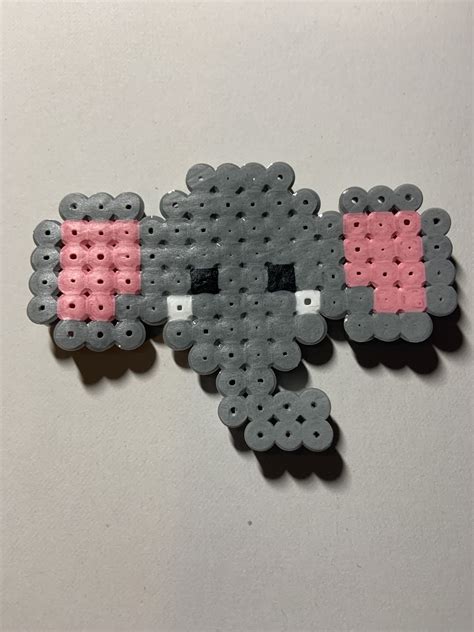 Perler Bead Elephant Pattern