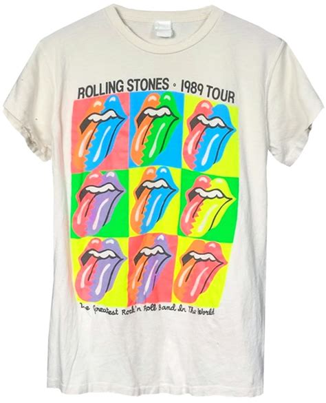 Madeworn Rolling Stones Tour T Shirt Shopstyle