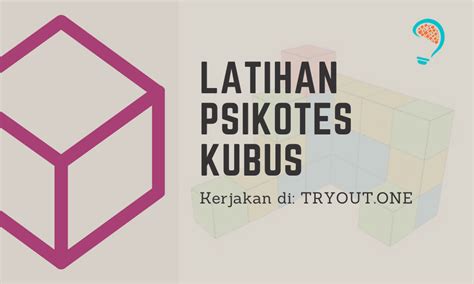 Tryout Online Tes Psikotes Kubus