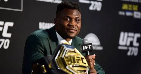 Dana White Releases Ufc Heavyweight Champion Francis Ngannou From His