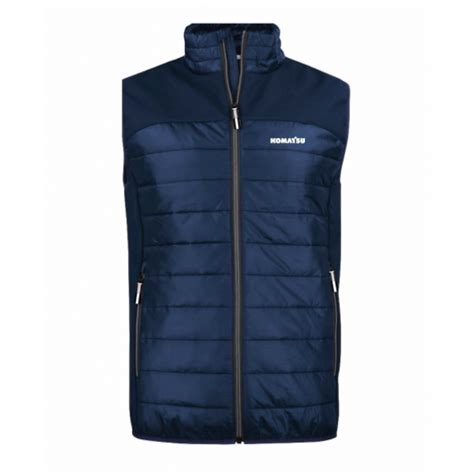 Bodywarmer Expedition Navy Komatsu Merchandise Shop Official