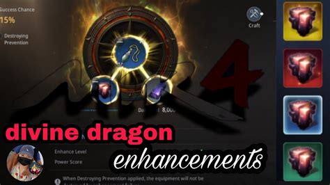 Mir4 How To Used Divine Dragon Enhancement Stone Shard Youtube