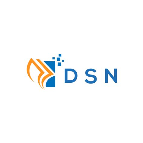 Dsn Credit Repair Accounting Logo Design On White Background Dsn