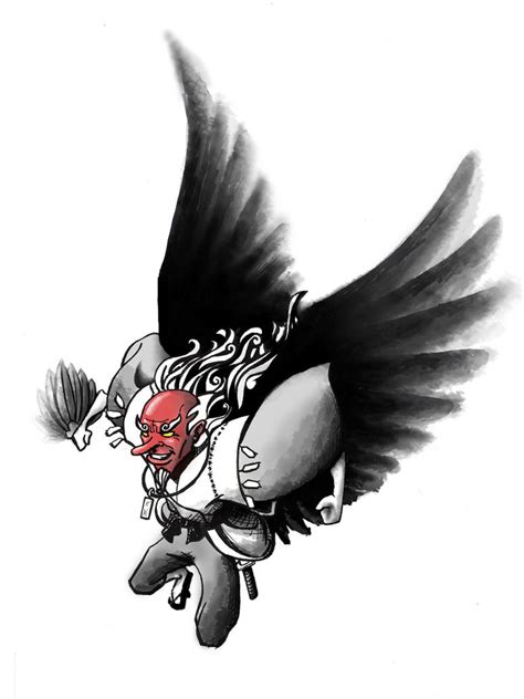 Tengu Tattoo by PantsUnderUnderPants on DeviantArt