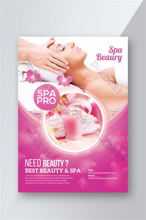 Modèle De Flyer De Beauté De Salon De Spa Psd Téléchargement Gratuit Pikbest