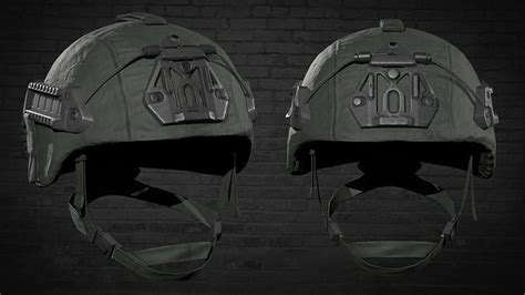 3D model MILITARY Game Ready ACH Tactical Helmet VR / AR / low-poly ...