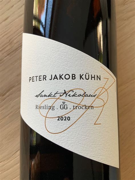 2020 Peter Jakob Kühn Riesling Sankt Nikolaus trocken Germany