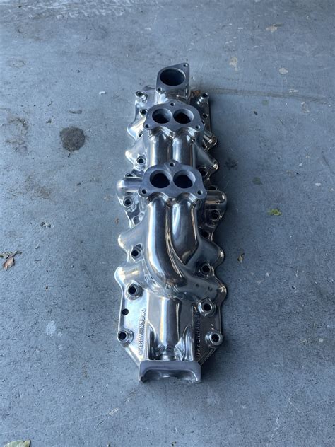 Sold Offenhauser 1090 Dual Carb Ford Flathead Intake Manifold 650 The H A M B