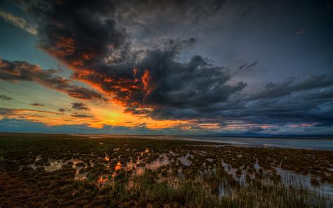 Coucher De Soleil Hd Fonds D Cran Hd Gratuits Et De Qualit