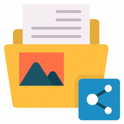 Document File Share Sharing Sync Icon Download On Iconfinder