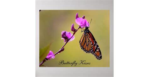 Butterfly Kisses Poster | Zazzle