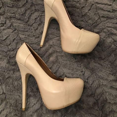 Aldo Nude Platform Heels Gem