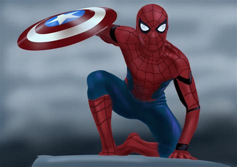 Learn How to Draw Spiderman from Captain America Civil War (Captain ...