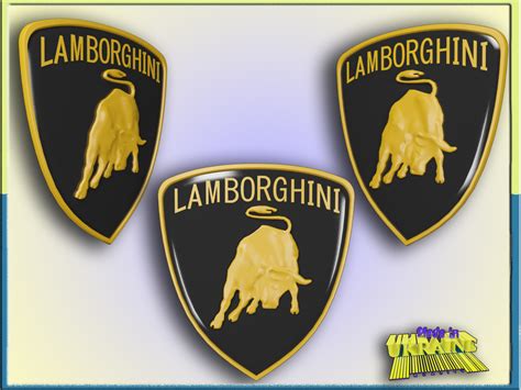 Lambo logo 3d max :: Behance