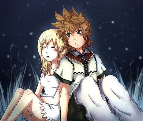 Roxas And Namine Kingdom Hearts Namine Kingdom Hearts Kingdom Hearts 3