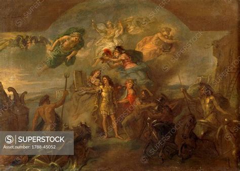 Allegory Of Louis Xiv The King Armed On Land And At Sea By