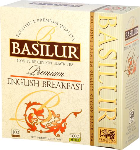 Herbata Czarna BASILUR PREMIUM ENGLISH BREAKFAST Ekspresowa 100 Szt